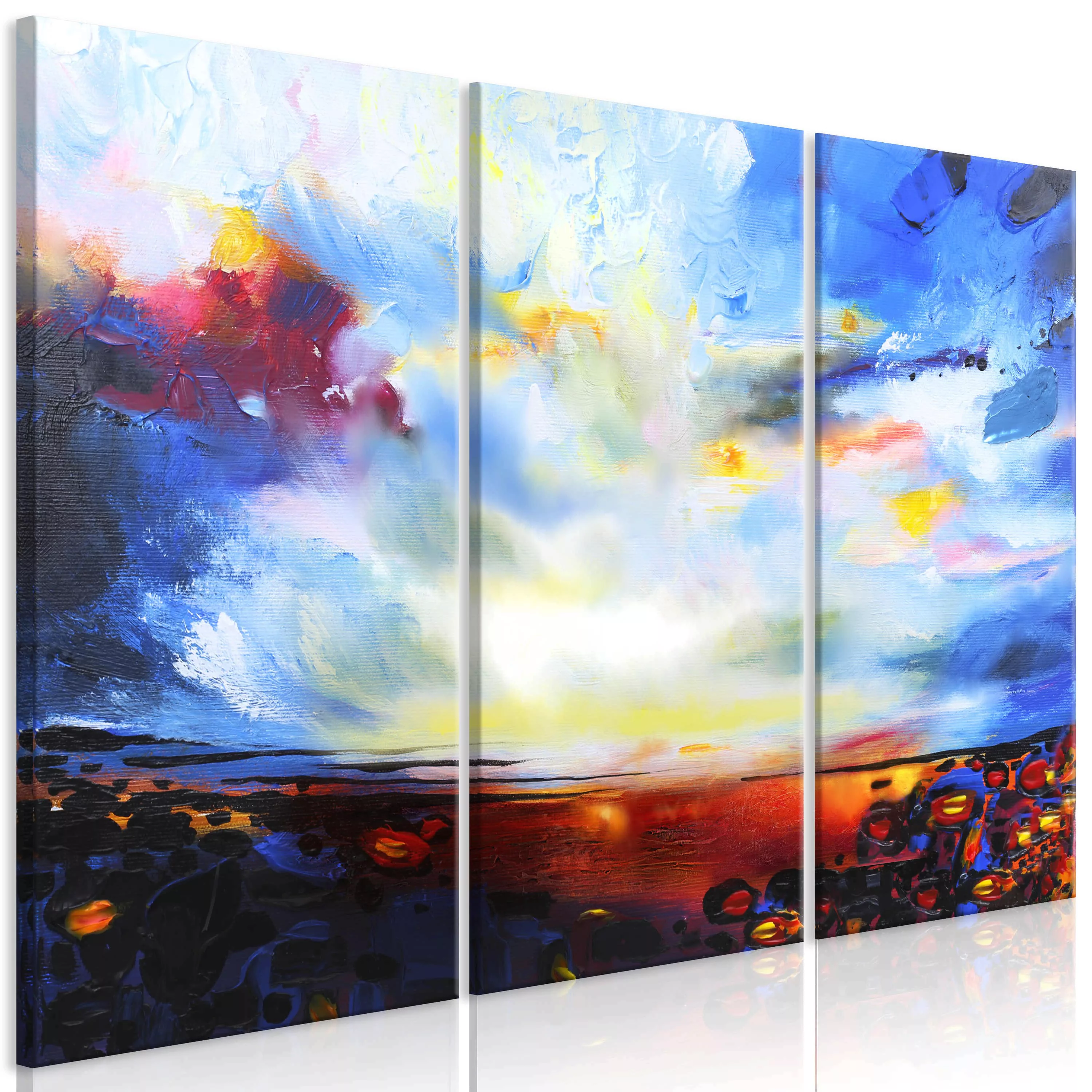 Wandbild - Colourful Sky (3 Parts) günstig online kaufen