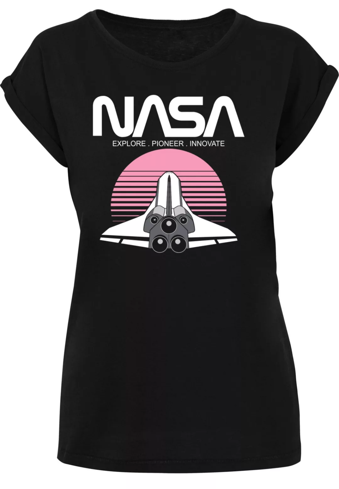 F4NT4STIC T-Shirt "NASA Space Shuttle Sunset", Damen,Premium Merch,Regular- günstig online kaufen