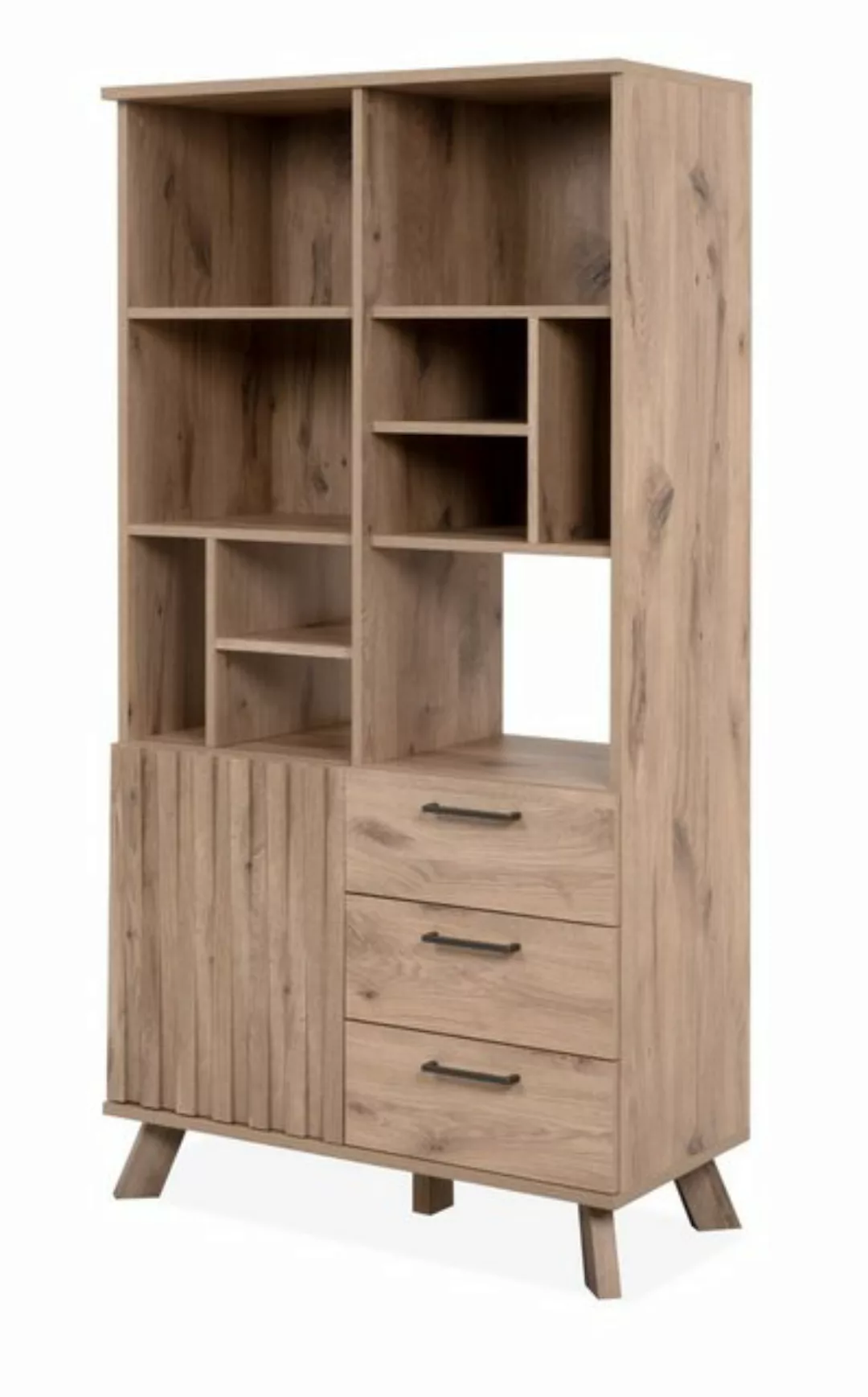 Furn.Design Mehrzweckschrank Douro (Regalschrank in Schweden Eiche, 85 x 16 günstig online kaufen