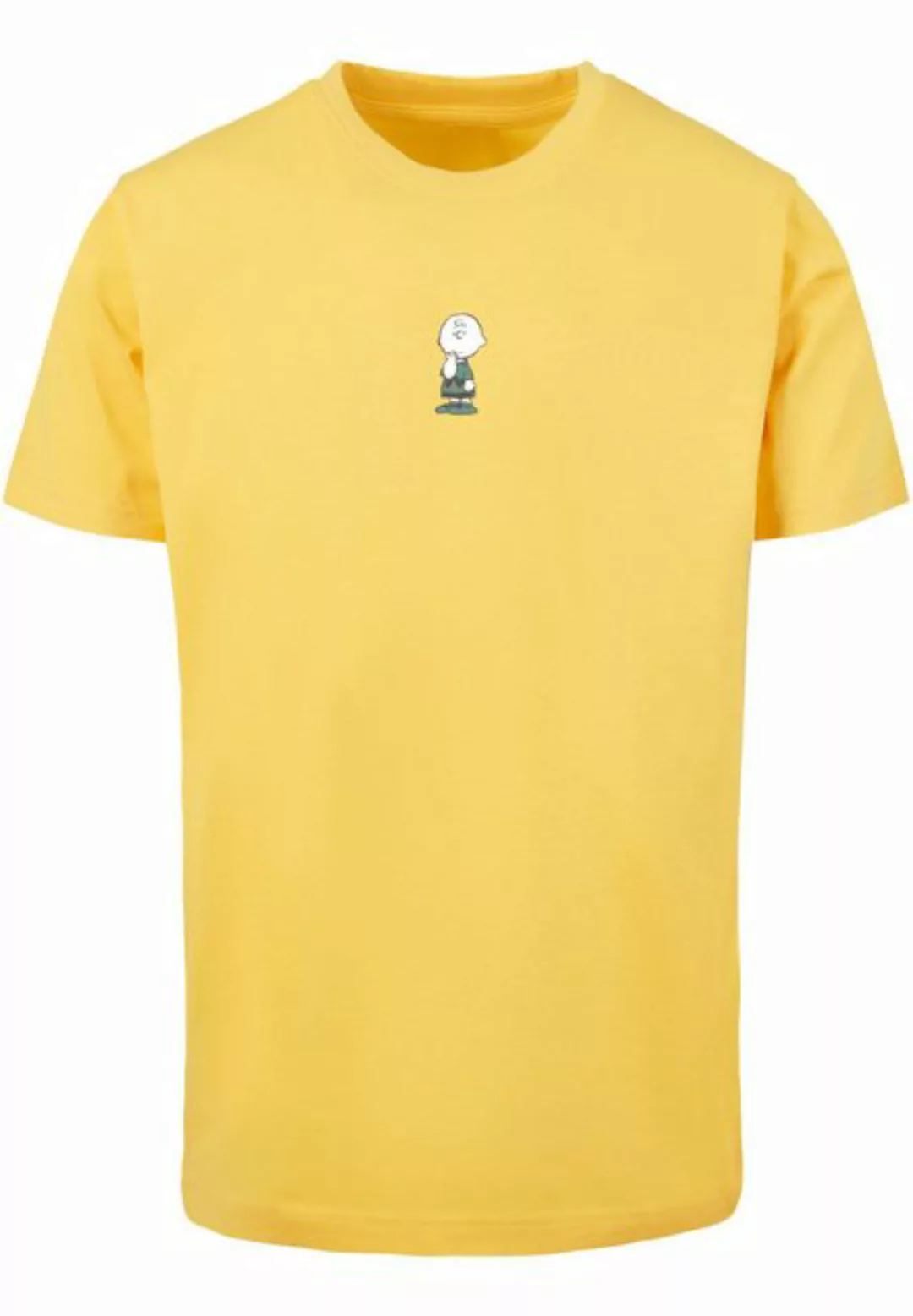 Merchcode T-Shirt Merchcode Herren Peanuts - Charlie Brown T-Shirt Round Ne günstig online kaufen