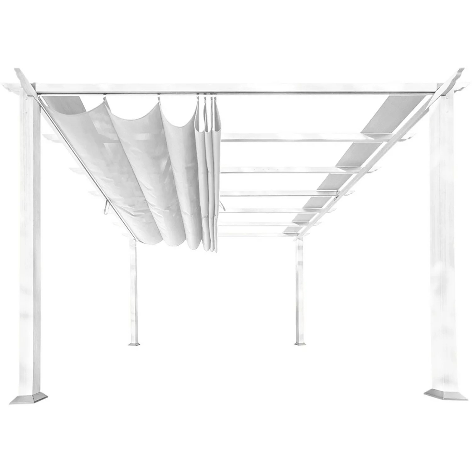 Pavillon Pergola Gazebo Florida Weiß günstig online kaufen