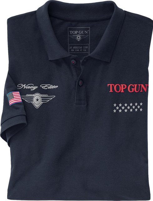 TOP GUN Poloshirt aus reiner Baumwolle günstig online kaufen