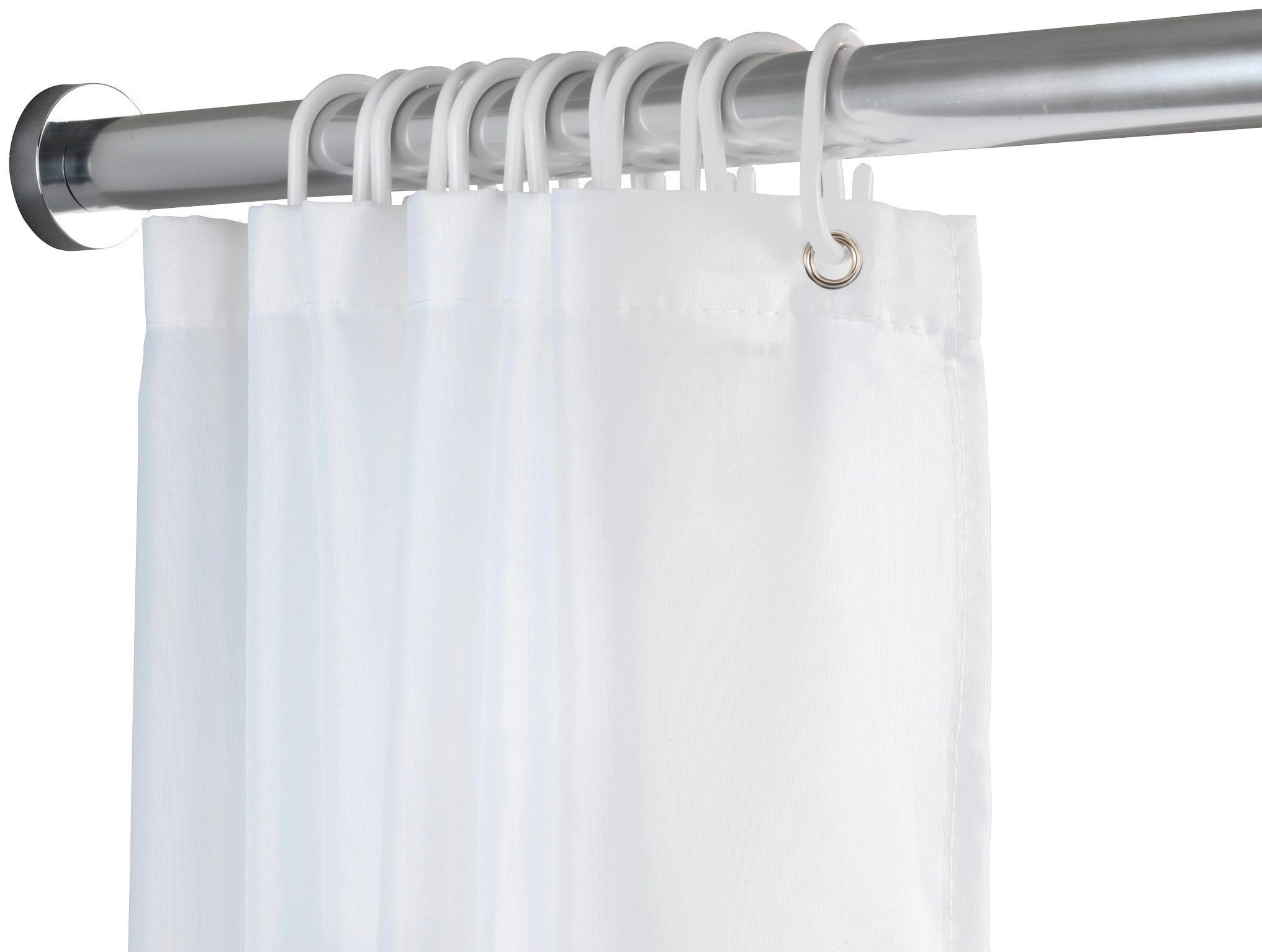 Wenko Teleskop-Duschvorhangstange Luz ausziehbar rostfrei 70 cm - 115 cm Ch günstig online kaufen