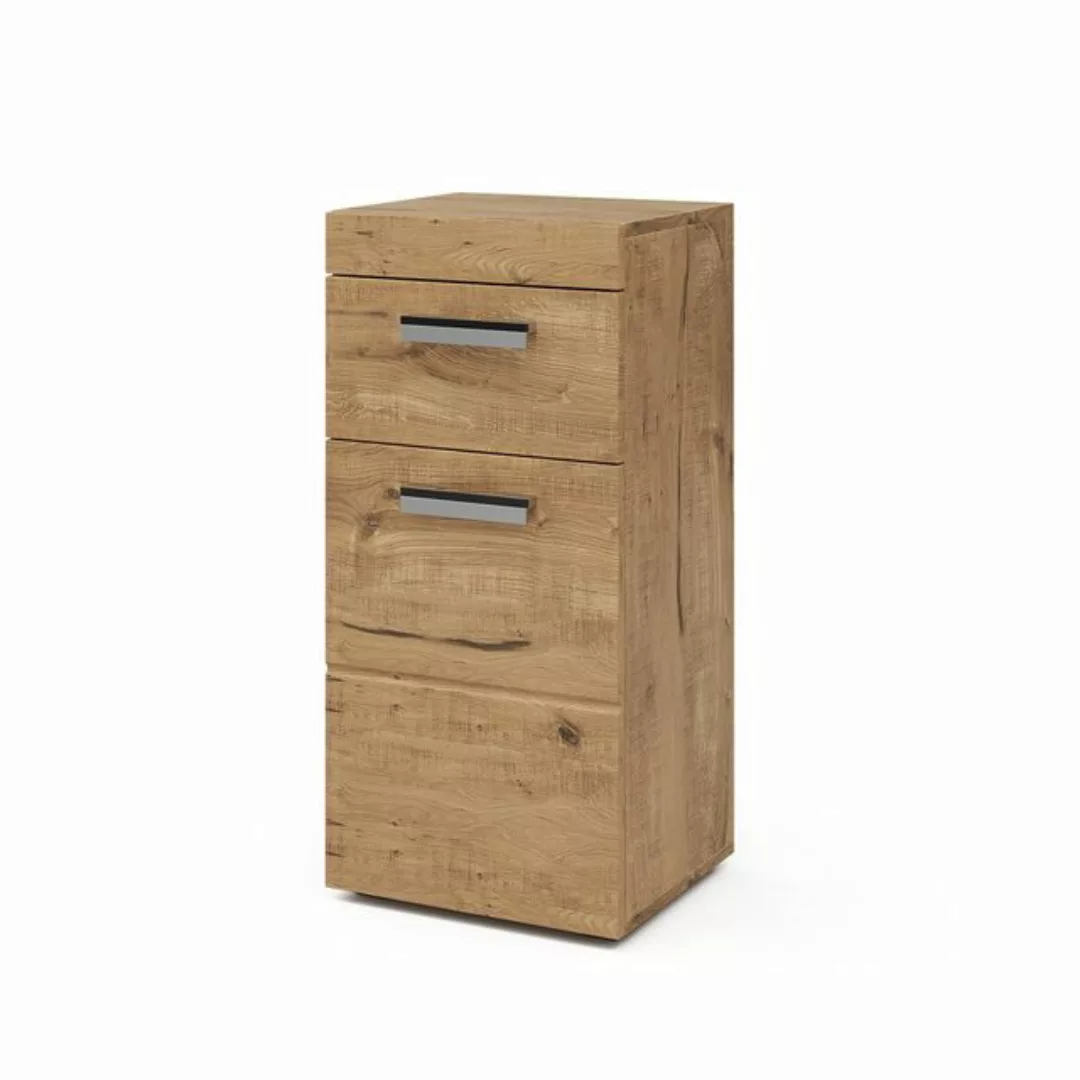 Vicco Midischrank Luna, Eiche, 37 x 79 cm (1-St., Badschrank) günstig online kaufen