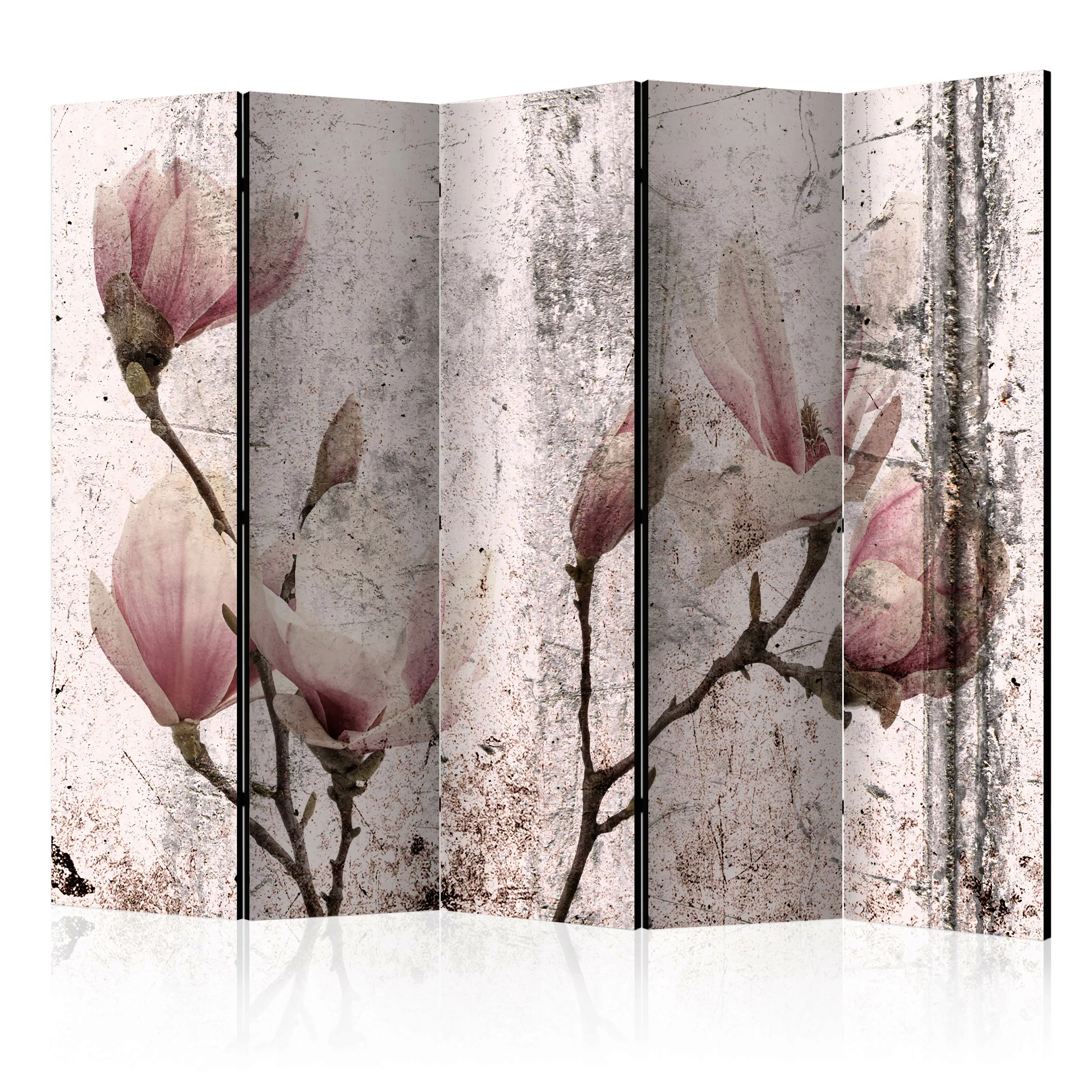 5-teiliges Paravent - Magnolia Curtain Ii [room Dividers] günstig online kaufen