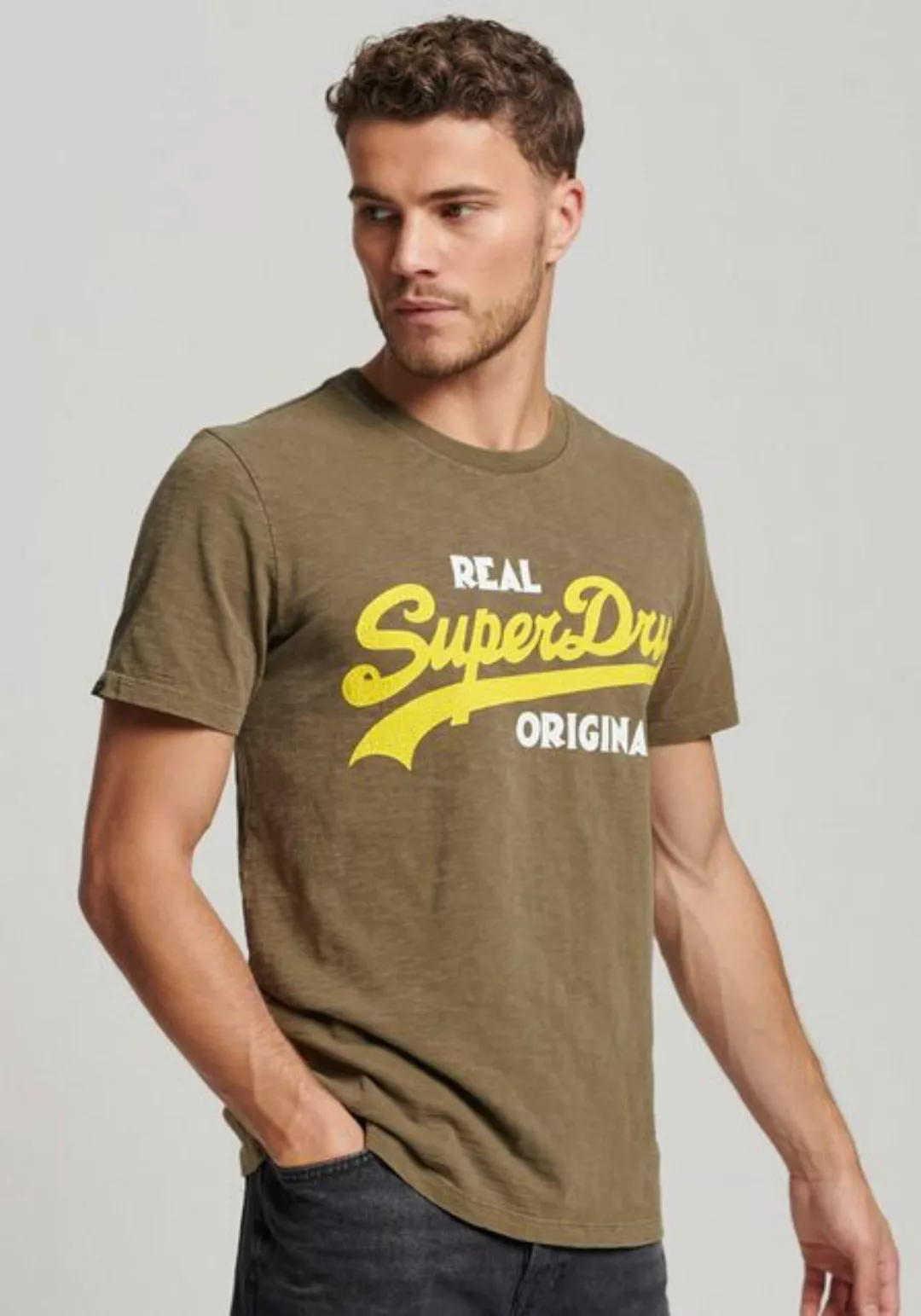 Superdry Rundhalsshirt VINTAGE VL REAL ORIG OD TEE günstig online kaufen