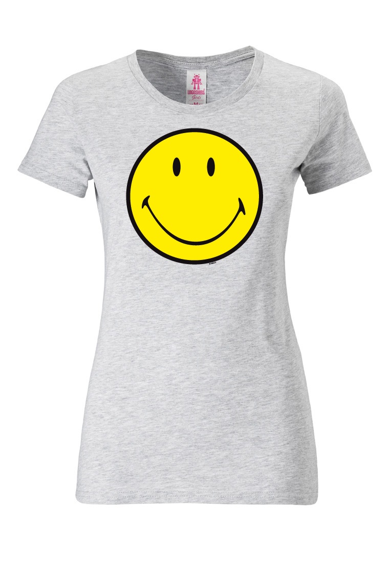 LOGOSHIRT T-Shirt "Original Smiley Face", mit lustigem Frontprint günstig online kaufen