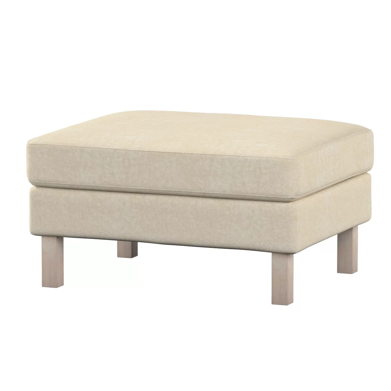 Bezug für Karlstad Hocker, grau-beige, Husse, Karstadt Hocker, Chenille (16 günstig online kaufen