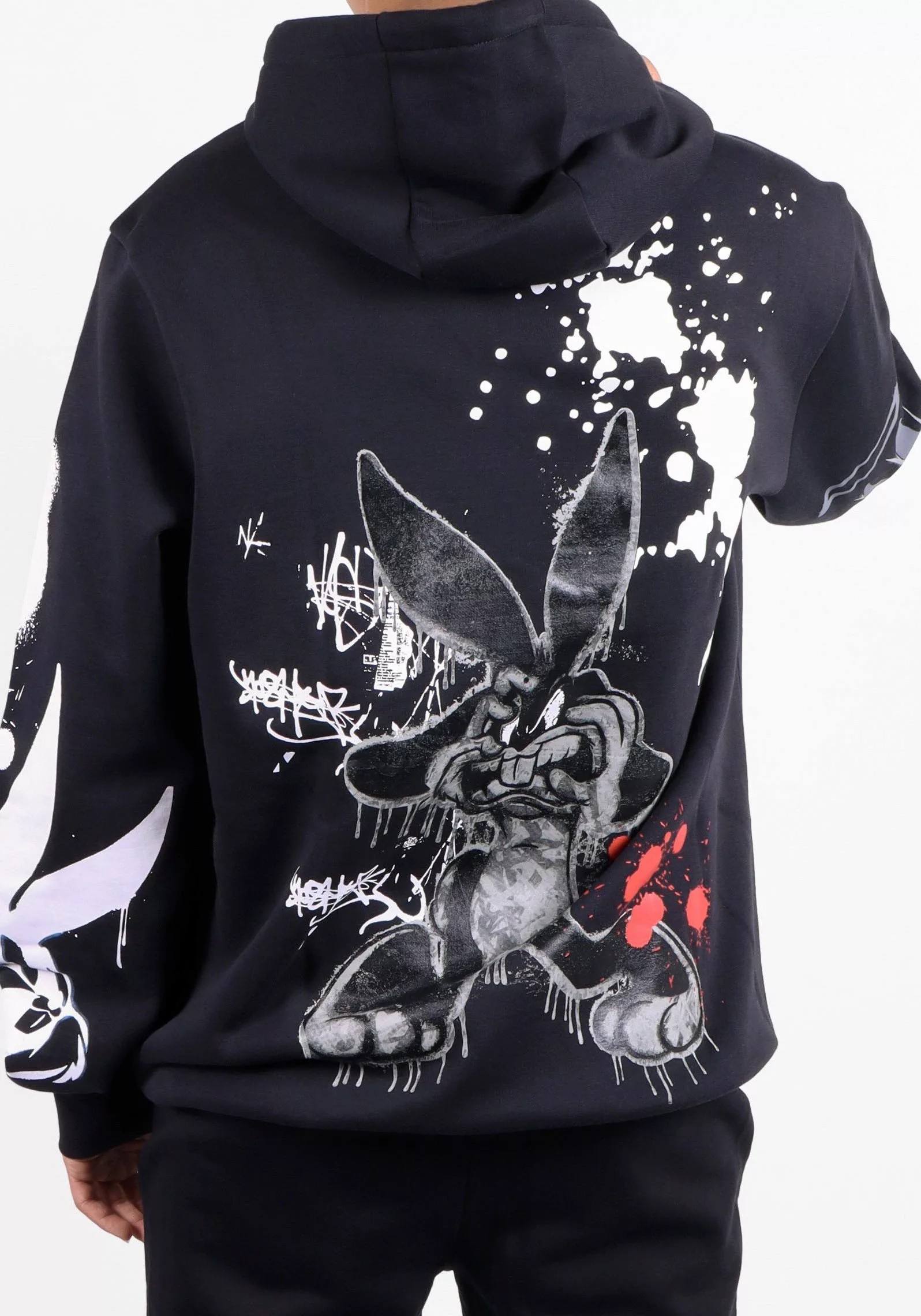 Capelli New York Hoodie, mit ausgefallenem Bugs Bunny Grafitti Design günstig online kaufen