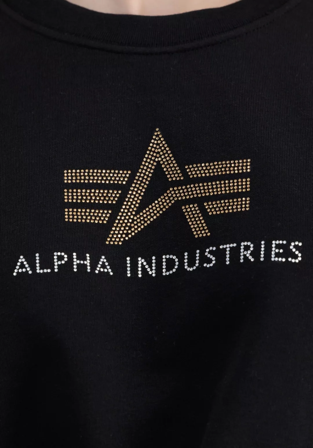 Alpha Industries Sweater "ALPHA INDUSTRIES Women - Sweatshirts Crystal OS S günstig online kaufen