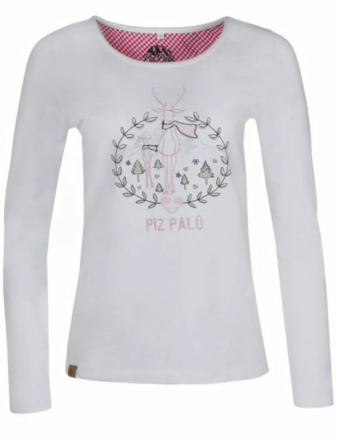 Piz Palü Trachtenshirt Longsleeve Damen - GERACH - oliv günstig online kaufen