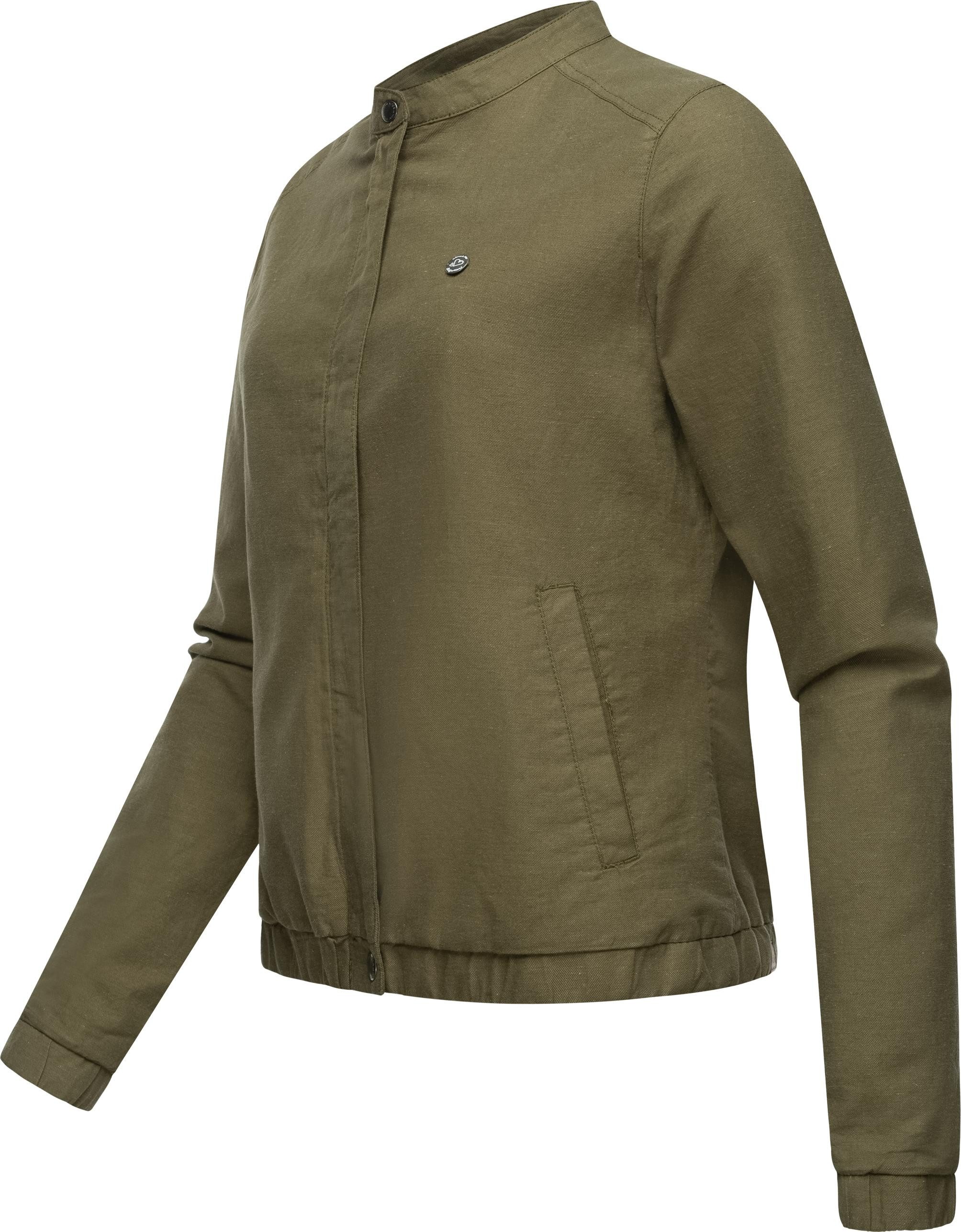 Ragwear Kurzjacke Malawi Linen Leichte Leinen günstig online kaufen