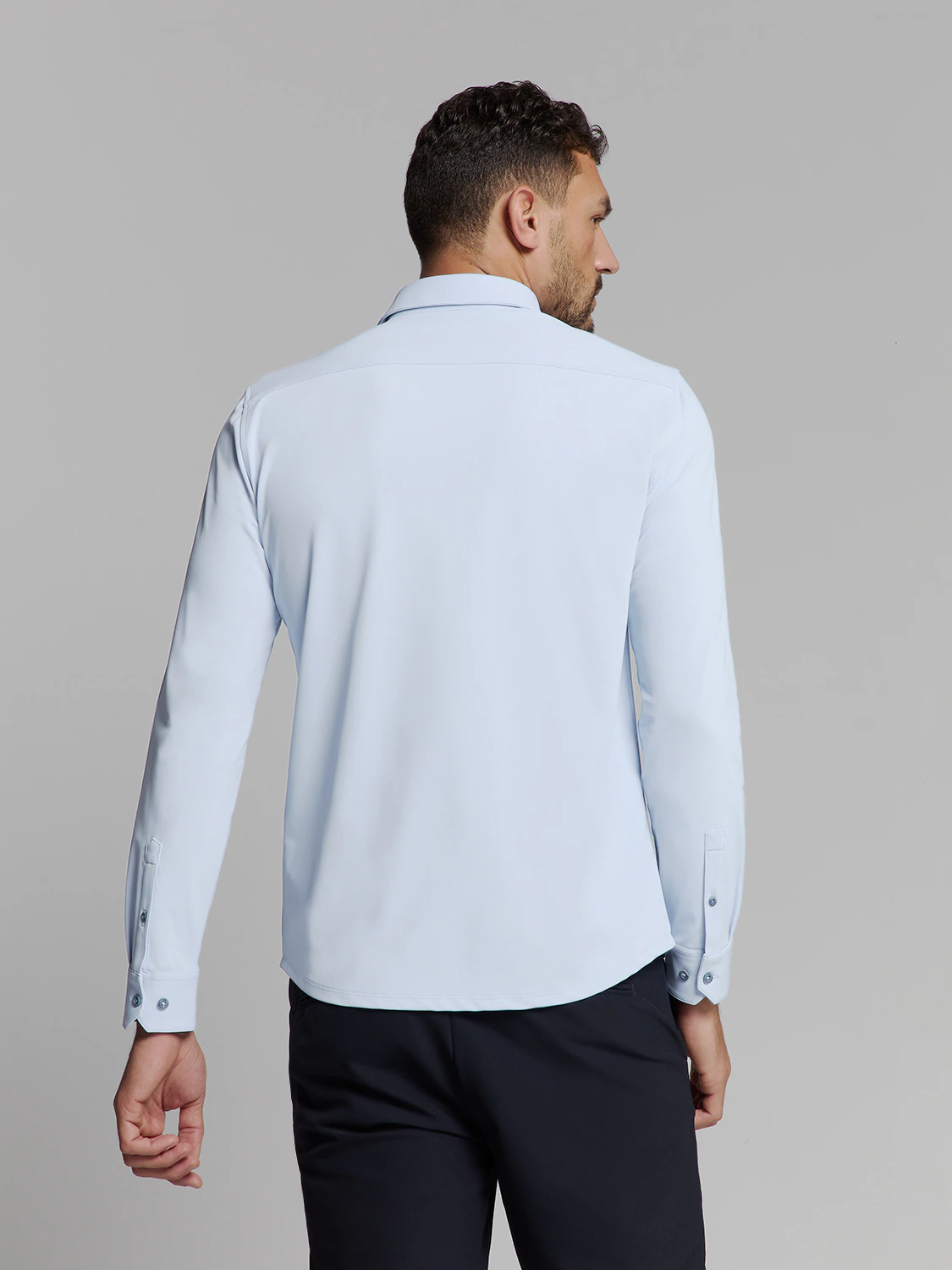 NO EXCESS Langarmhemd "No Excess Jersey-reisehemd" günstig online kaufen