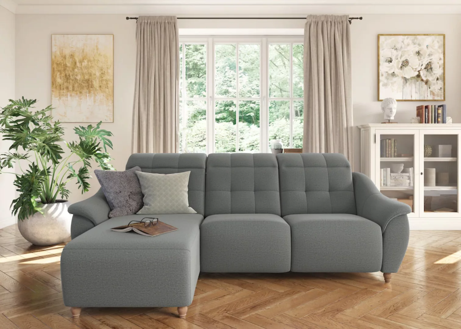 Home affaire Ecksofa "Boston L-Form", (2 St.) günstig online kaufen