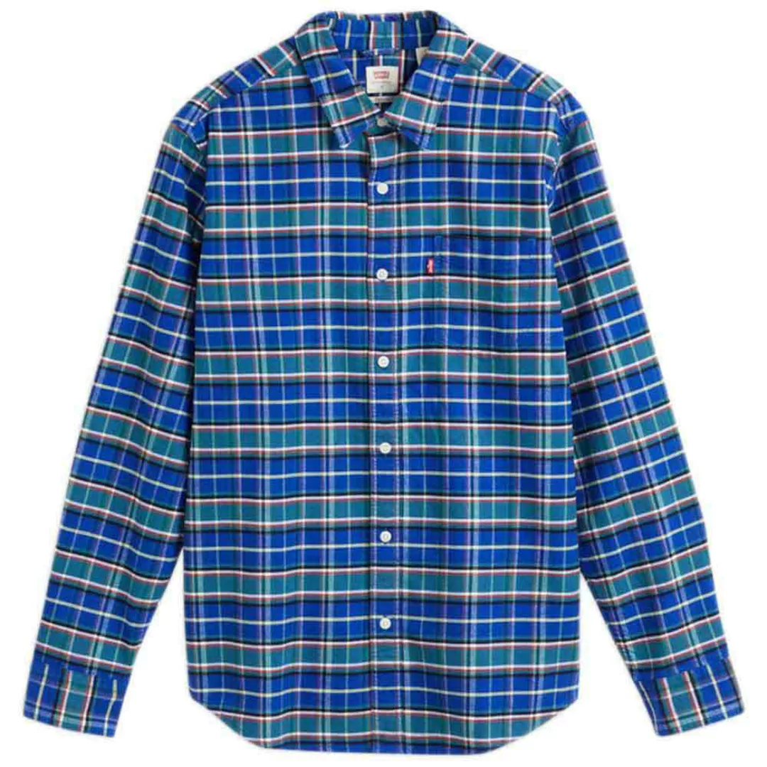 Levi´s ® Sunset 1 Standard Langarmhemd Mit Tasche XL Mazaska Surf Blue günstig online kaufen