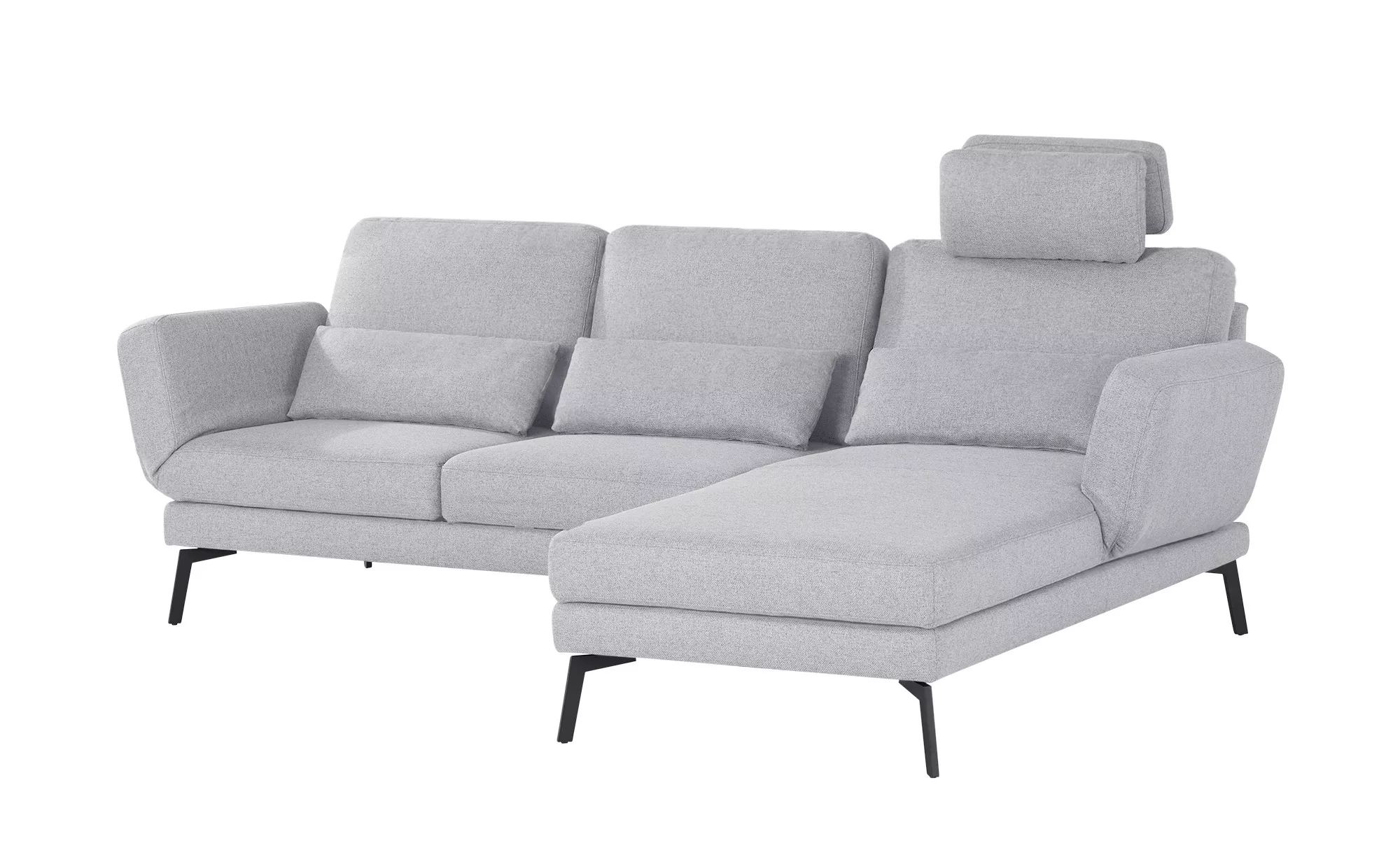 Ecksofa mit Funktion  Twister ¦ grau ¦ Maße (cm): B: 275 H: 93 T: 191 Polst günstig online kaufen