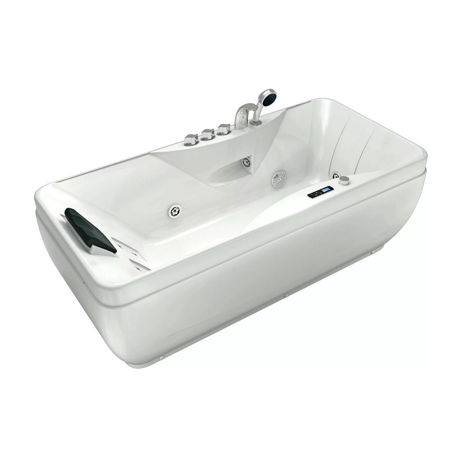 AcquaVapore Whirlpool Pool Badewanne Wanne W49-PL 170x80 mit Farblichtherap günstig online kaufen