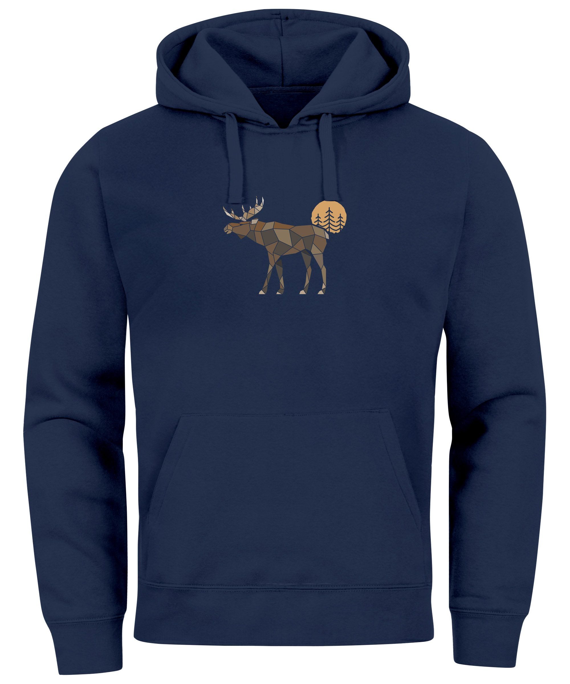 Neverless Hoodie Hoodie Herren mit Aufdruck günstig online kaufen