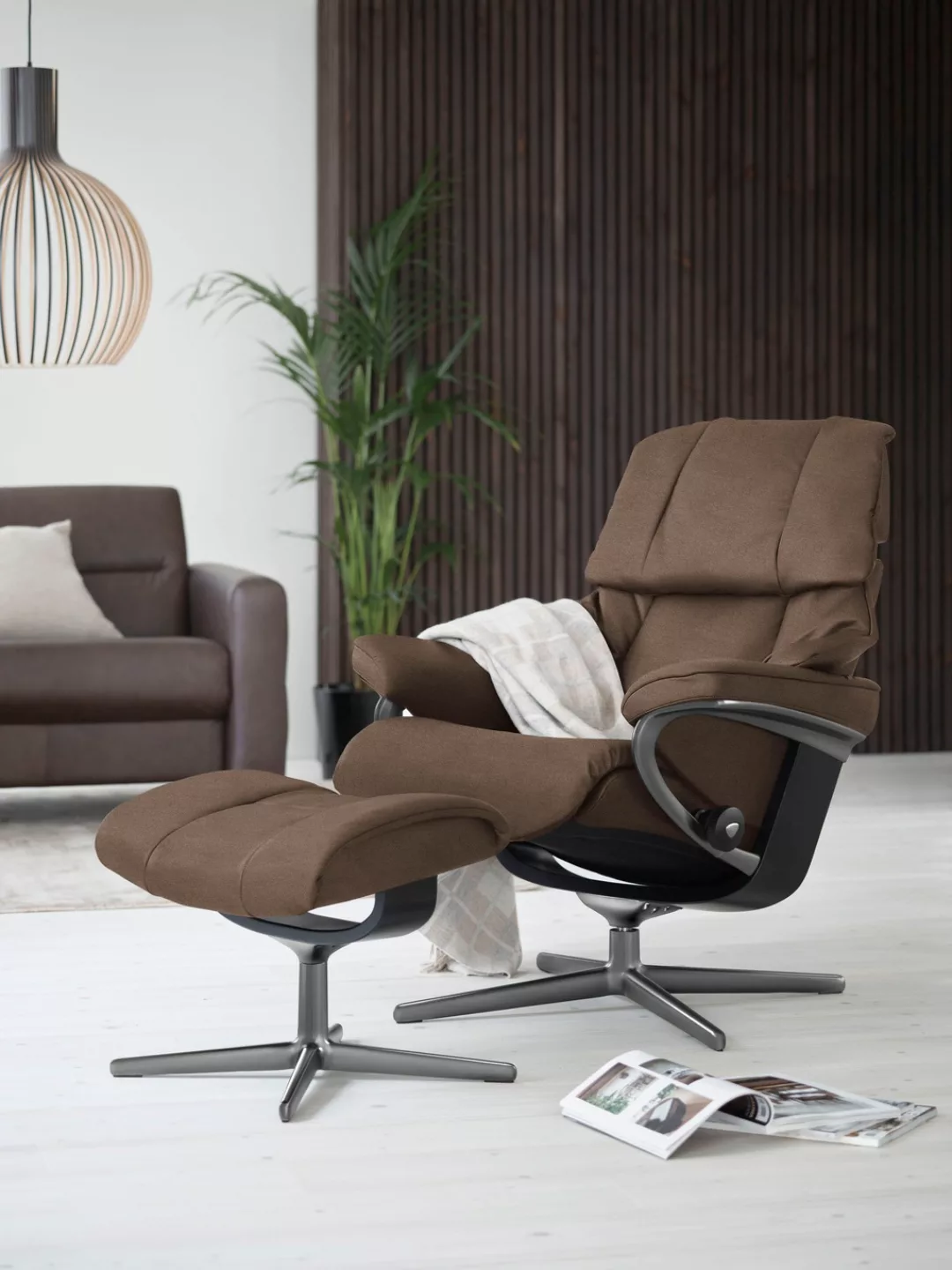 Stressless Relaxsessel "Reno", (Set, Relaxsessel mit Hocker), mit Hocker, m günstig online kaufen