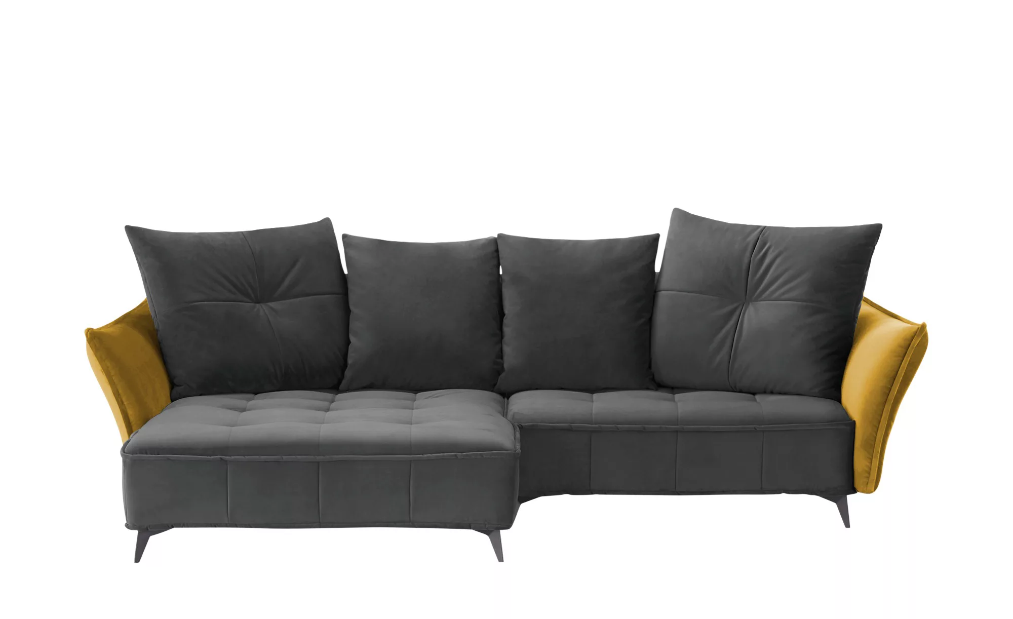 Ecksofa - grau - 290 cm - 80 cm - 175 cm - Polstermöbel > Sofas > Ecksofas günstig online kaufen