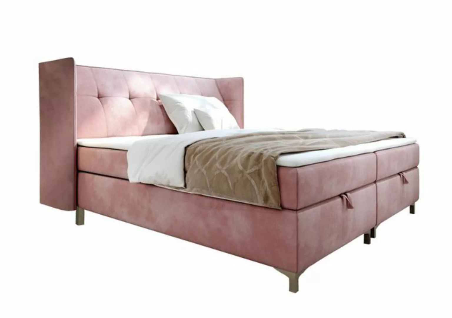 Furnix Polsterbett TOLIE 120,140,160,180,200x200 cm Bett mit Bettkasten und günstig online kaufen