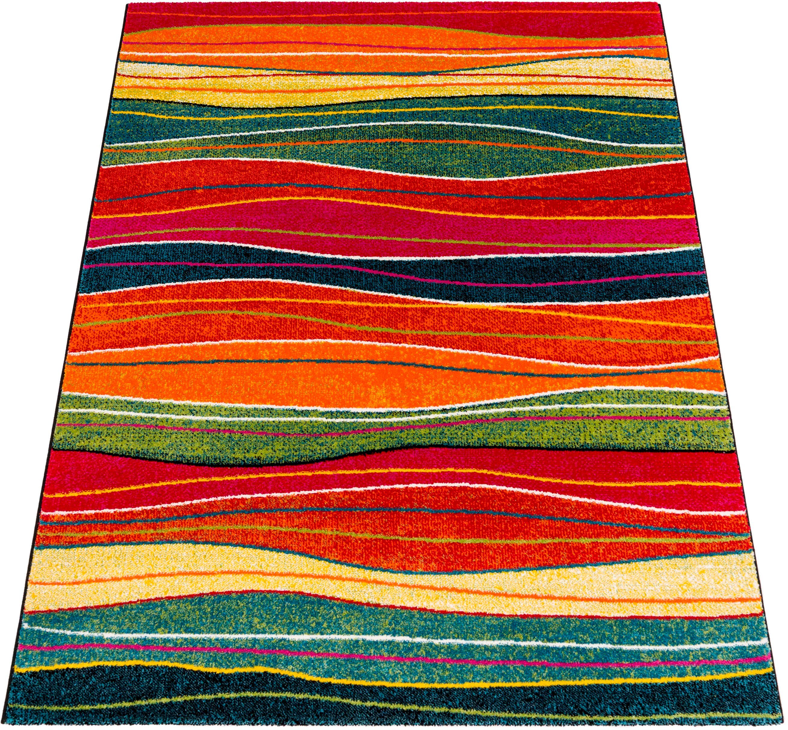 Paco Home Teppich »Canvas 773«, rechteckig, 16 mm Höhe, Kurzflor, moderner günstig online kaufen