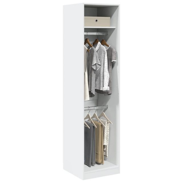 vidaXL Kleiderschrank Kleiderschrank Weiß 50x50x200 cm Spanplatte günstig online kaufen