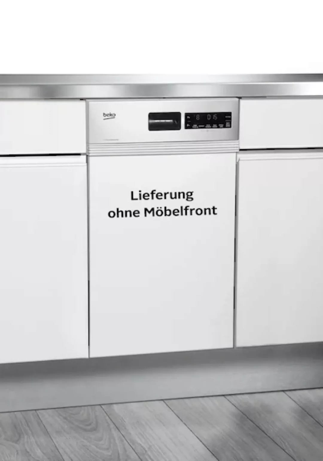 BEKO teilintegrierbarer Geschirrspüler »DSS28021X«, 11 Maßgedecke, mit Inte günstig online kaufen