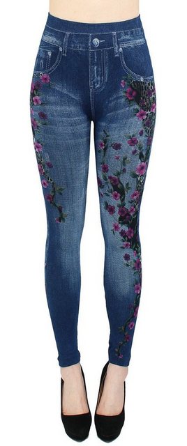 dy_mode Thermoleggings Thermo Leggings Damen Jeggings Gefüttert Thermoleggi günstig online kaufen