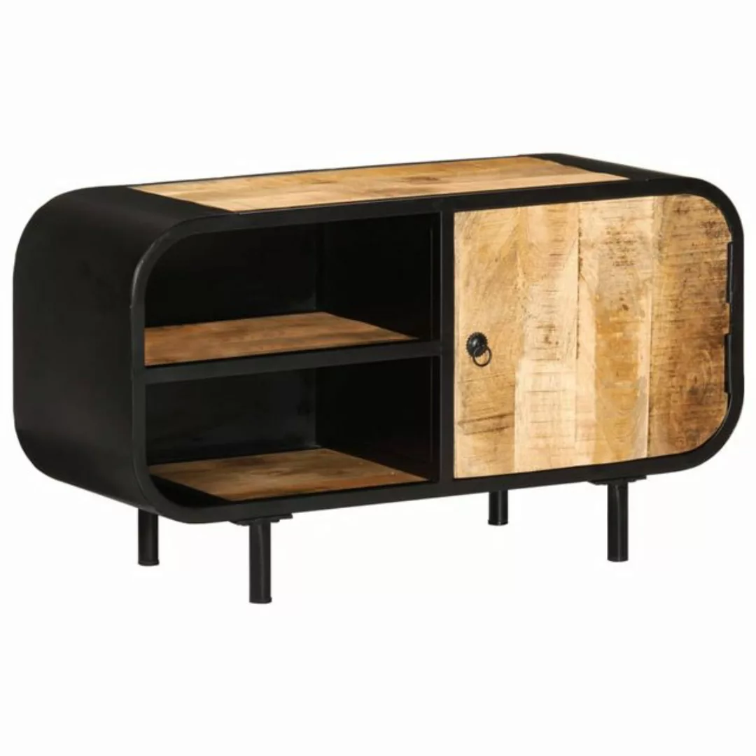 vidaXL TV-Schrank TV-Schrank 90x30x48 cm Raues Mangoholz Lowboard günstig online kaufen