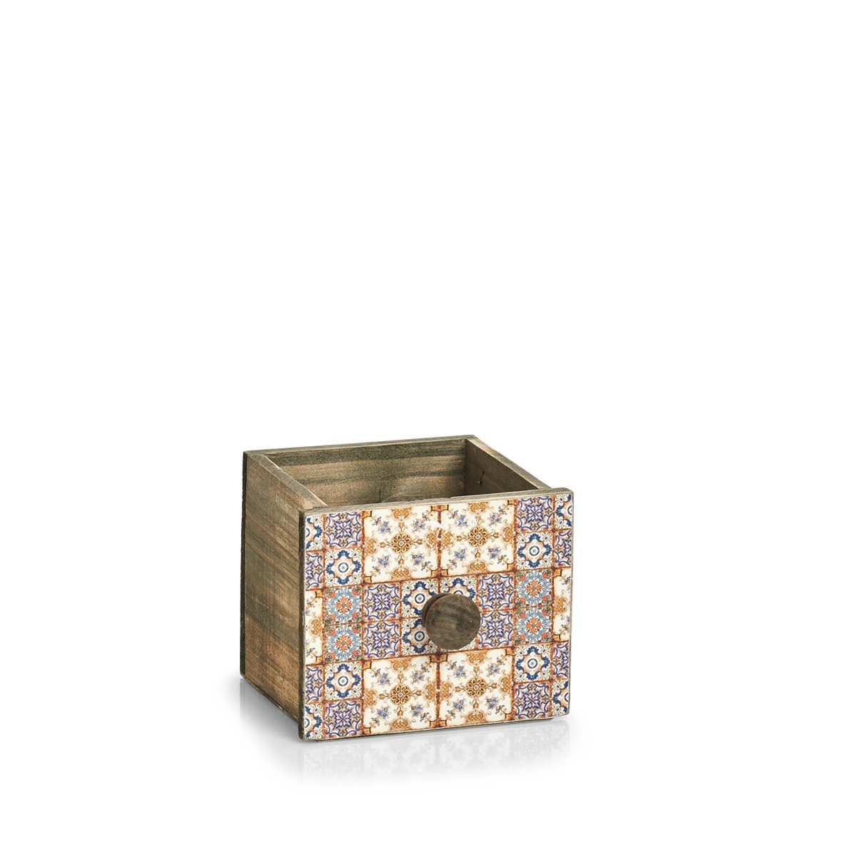 Zeller Present Aufbewahrungskorb Schubladenbox "Mosaik, Holz günstig online kaufen