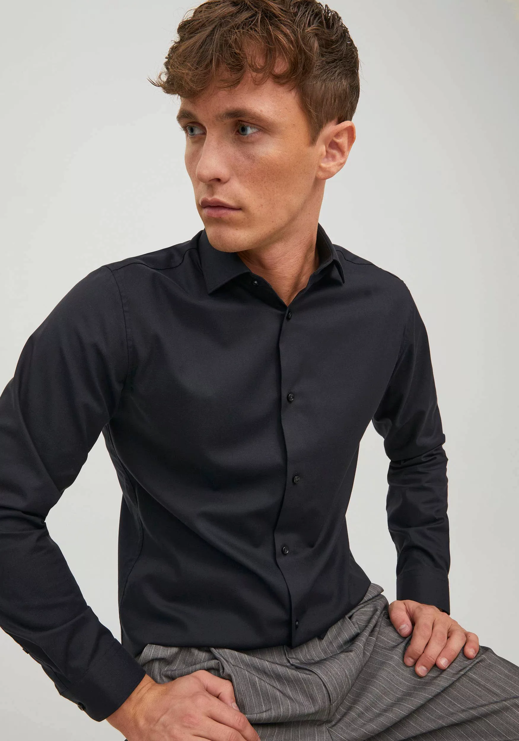 Jack & Jones Herren Freizeit Hemd JPRBLAPARKER Slim Fit günstig online kaufen