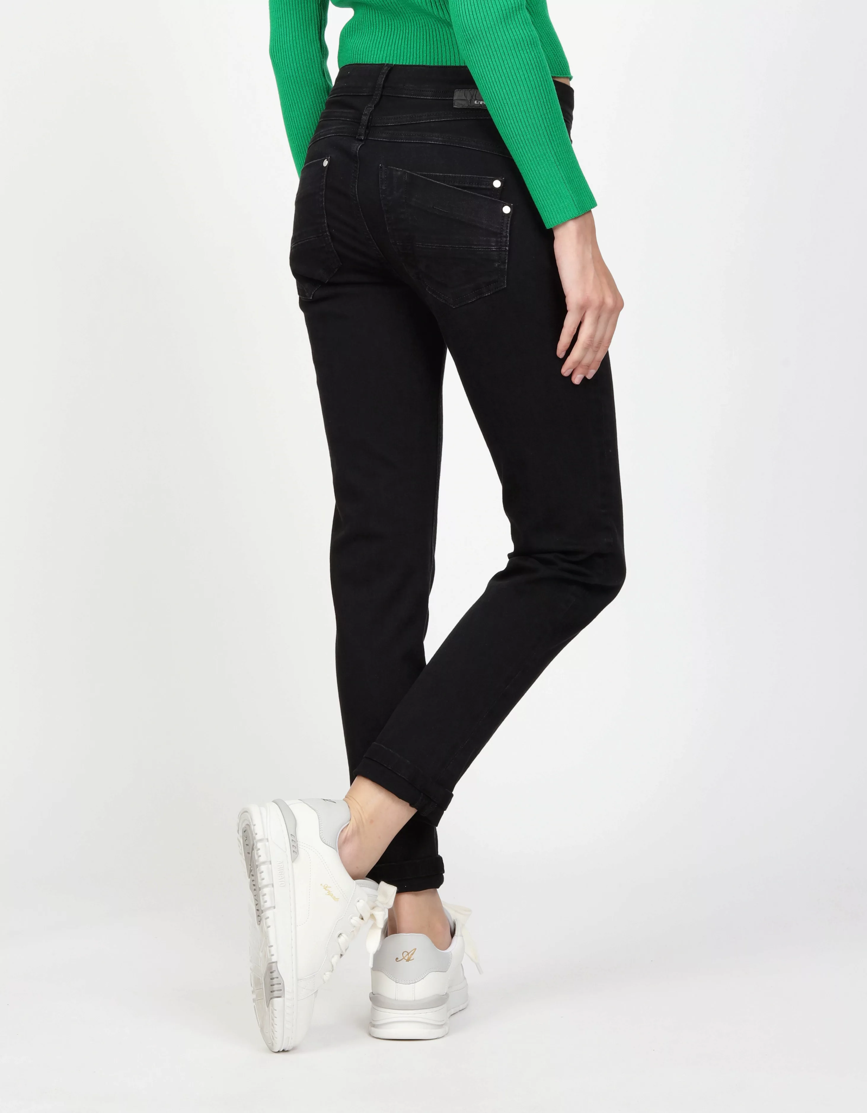 GANG Relax-fit-Jeans AMELIE mit Used-Effekten günstig online kaufen