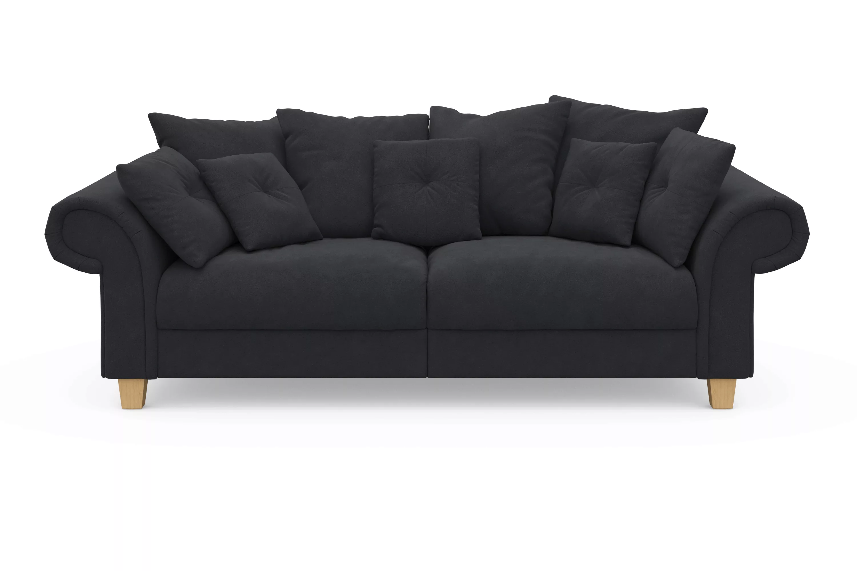 Home affaire Big-Sofa "Queenie Megasofa", (2 St.), mit weichem Sitzkomfort günstig online kaufen