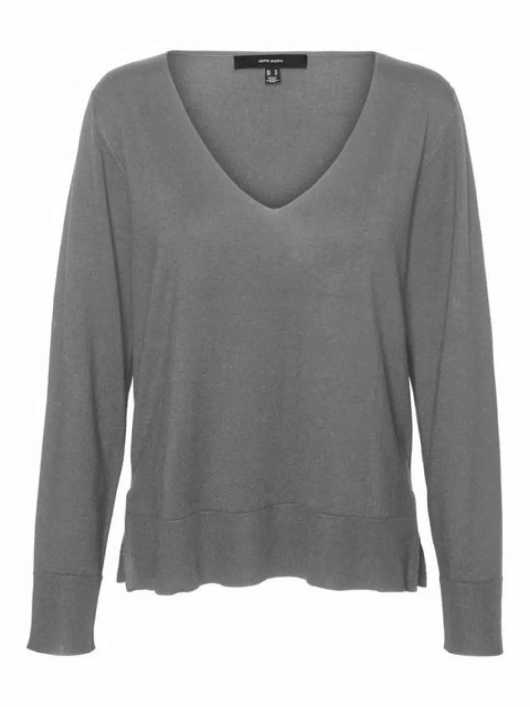 Vero Moda Strickpullover Strickpullover loose fit V-Ausschnitt Langarm 7906 günstig online kaufen