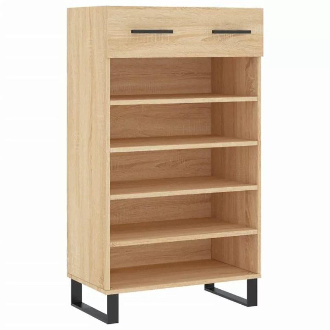 vidaXL Kleiderschrank Schuhschrank Sonoma-Eiche 60x35x105 cm Holzwerkstoff günstig online kaufen