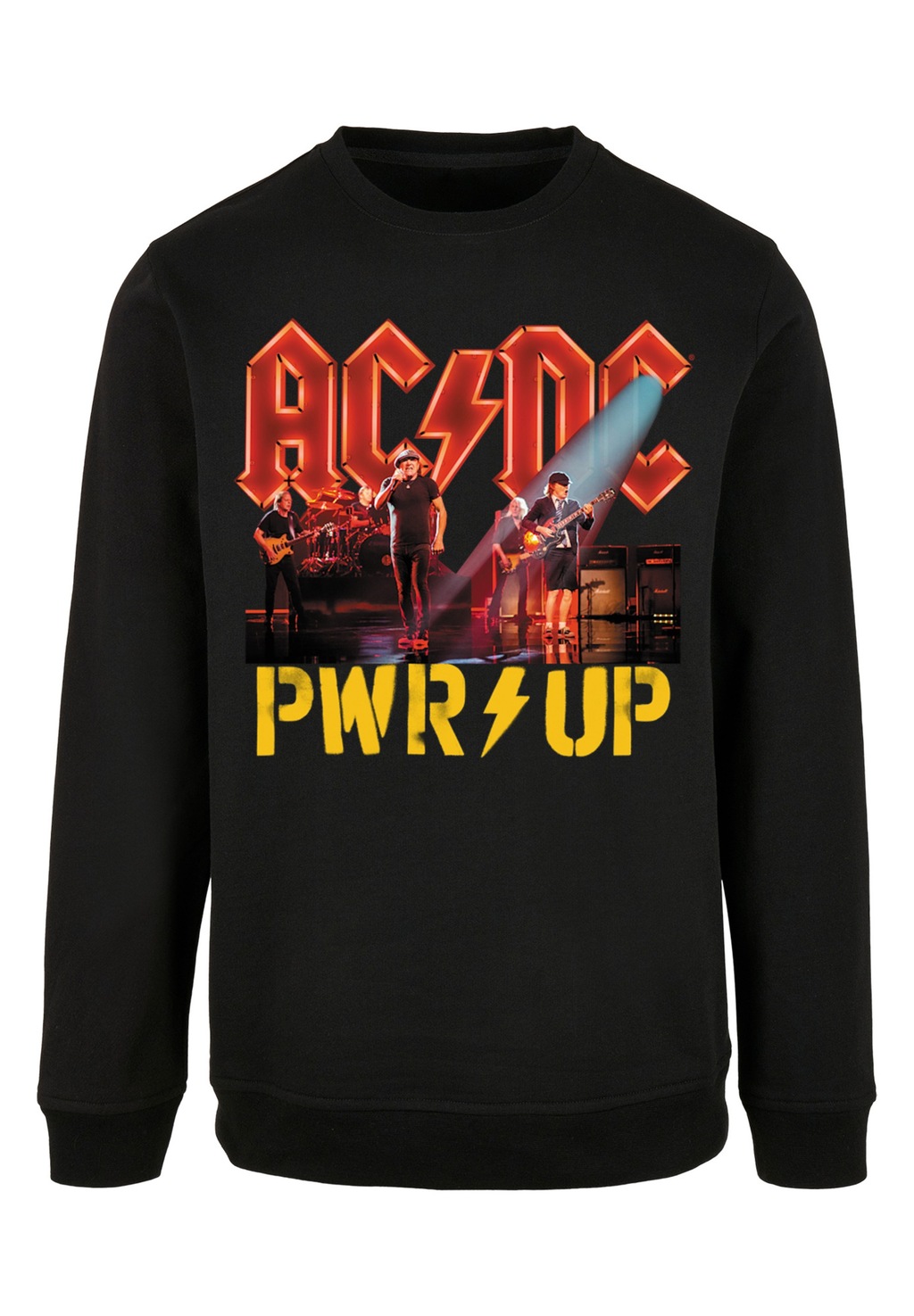 F4NT4STIC Sweatshirt "ACDC Rock Musik Band PWRUP Stage Lights", Print günstig online kaufen