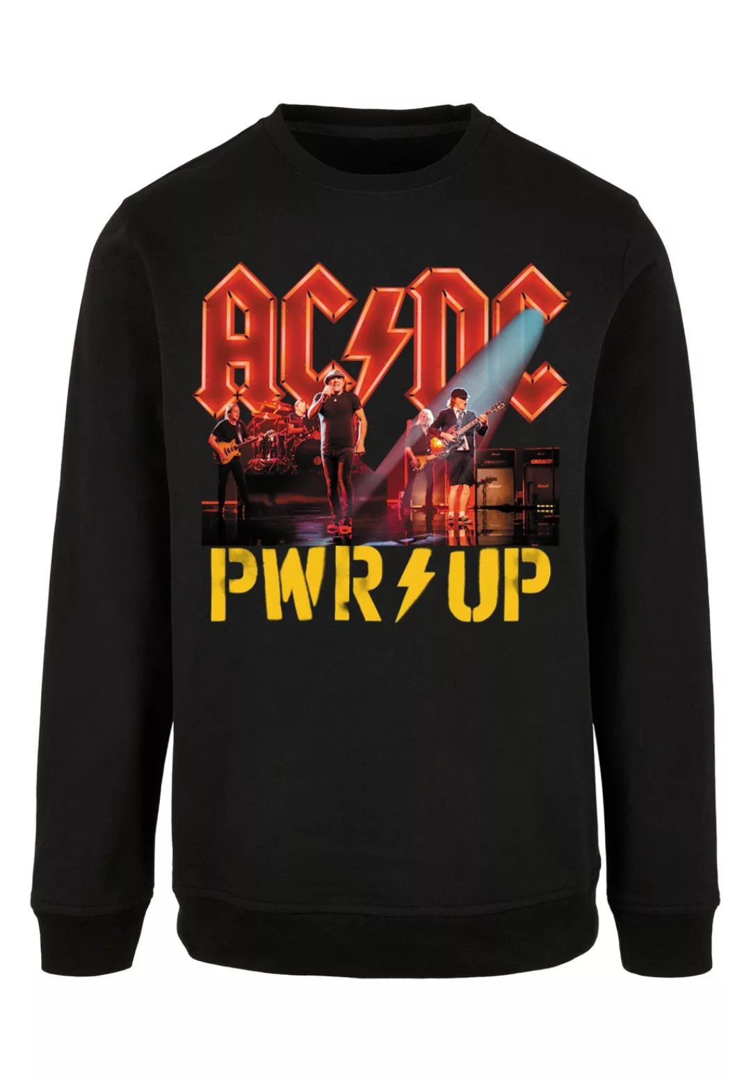 F4NT4STIC Sweatshirt "ACDC Rock Musik Band PWRUP Stage Lights", Print günstig online kaufen