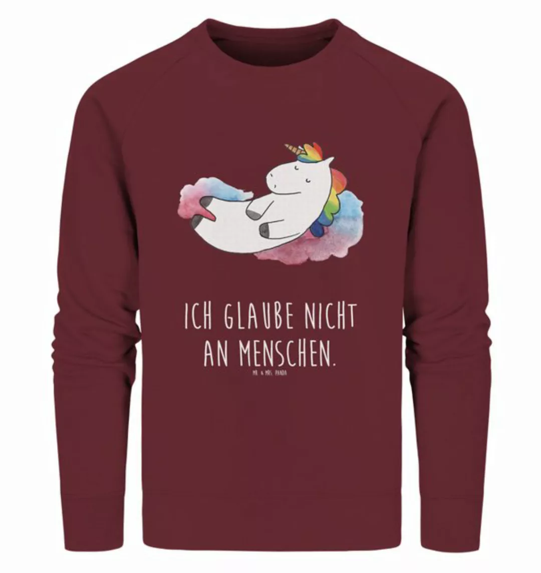 Mr. & Mrs. Panda Longpullover Größe M Einhorn Wolke 7 - Burgundy - Geschenk günstig online kaufen