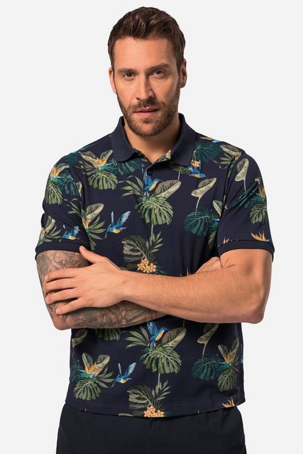 JP1880 Poloshirt JP1880 Poloshirt Halbarm Piqué floraler Print günstig online kaufen