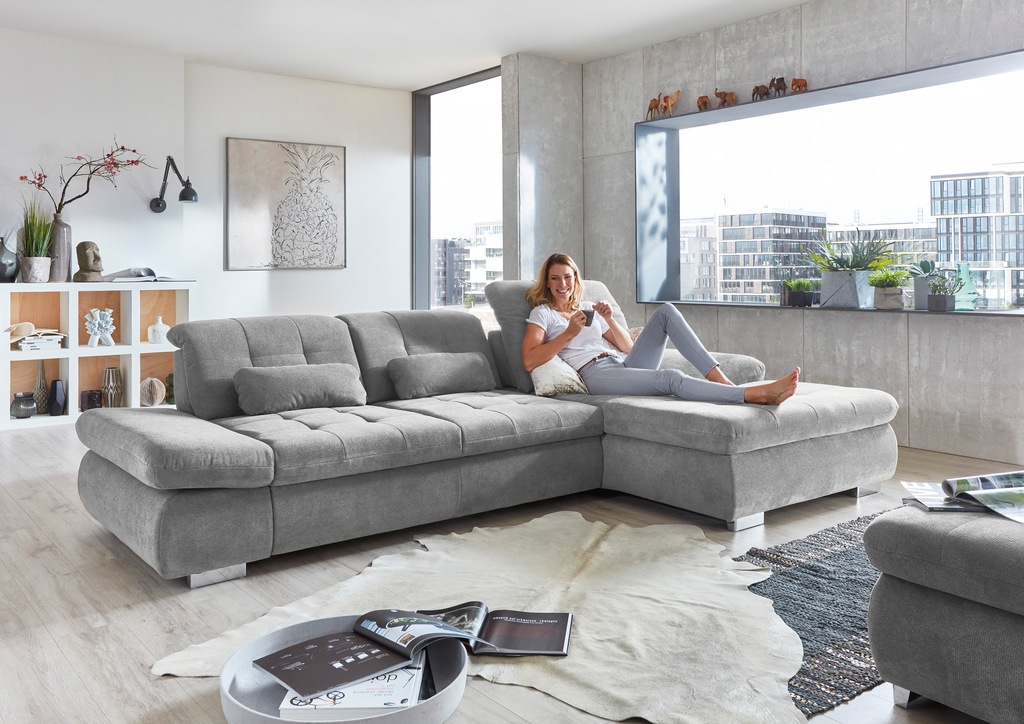 Die PlanBar Ecksofa "MP-IN17004 L-Form", wahlweise mit Funktion, Federkern günstig online kaufen