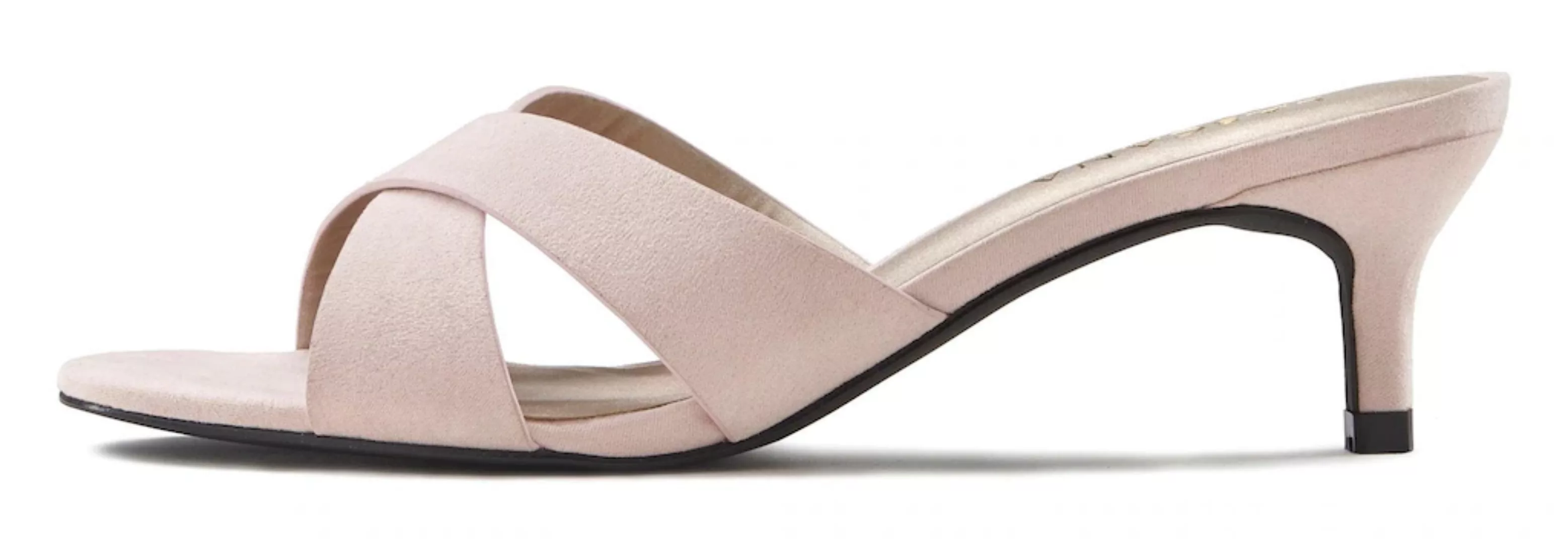 LASCANA Pantolette, Mule, Sandale, offener Schuh mit kleinem Absatz in modi günstig online kaufen