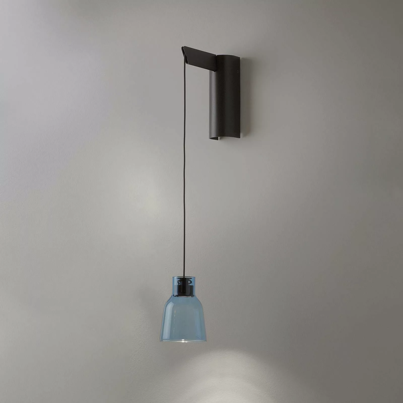 Bover Drip A/01 LED-Wandleuchte, blau günstig online kaufen