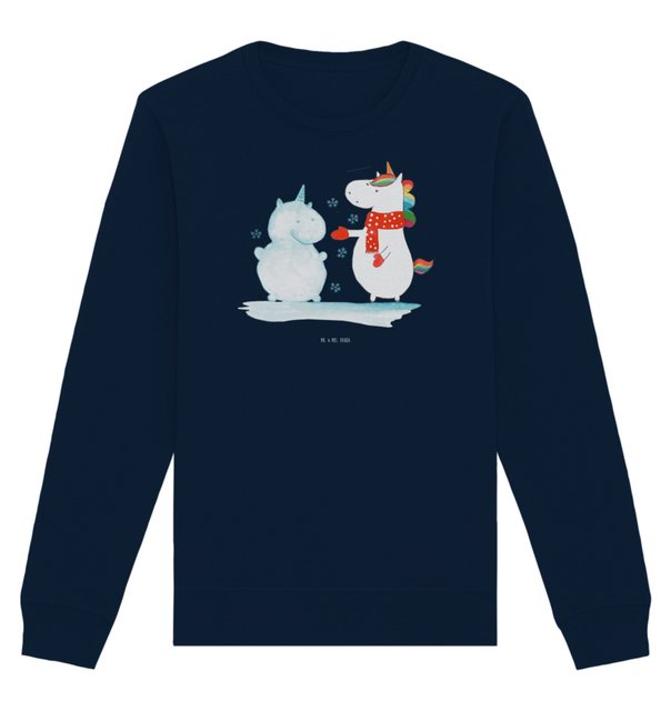 Mr. & Mrs. Panda Longpullover Größe M Einhorn Schneemann - French Navy - Ge günstig online kaufen