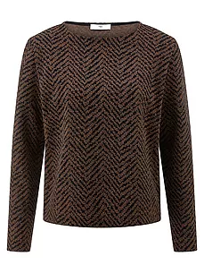 Sweatshirt Rundhals-Ausschnitt Peter Hahn blau günstig online kaufen