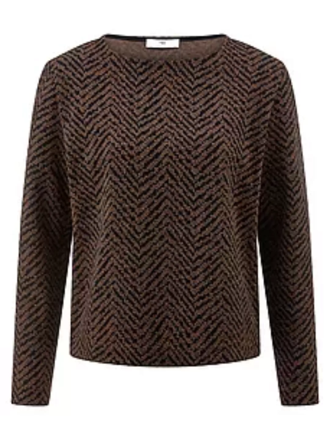 Sweatshirt Rundhals-Ausschnitt Peter Hahn blau günstig online kaufen