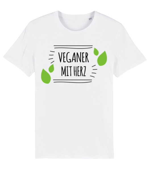 Veganer Mit Herz · Männer Bio T-Shirt Stanley Stella günstig online kaufen