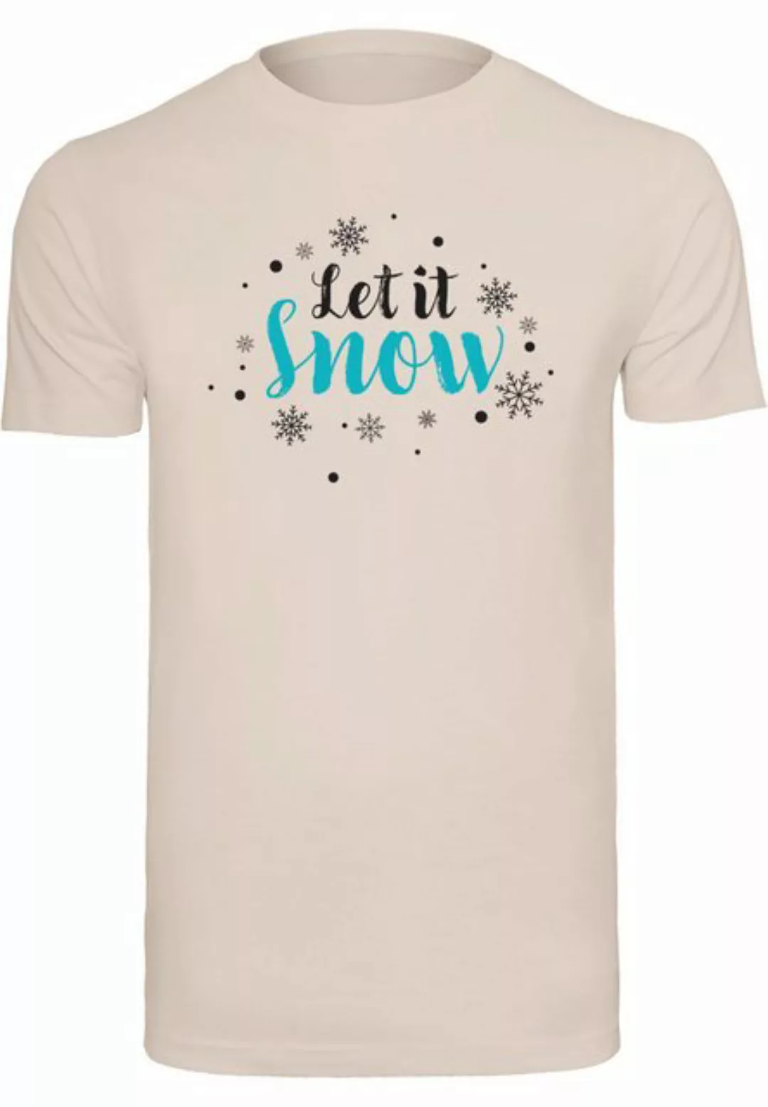 Merchcode T-Shirt Merchcode Herren Let it snow T-Shirt Round Neck (1-tlg) günstig online kaufen