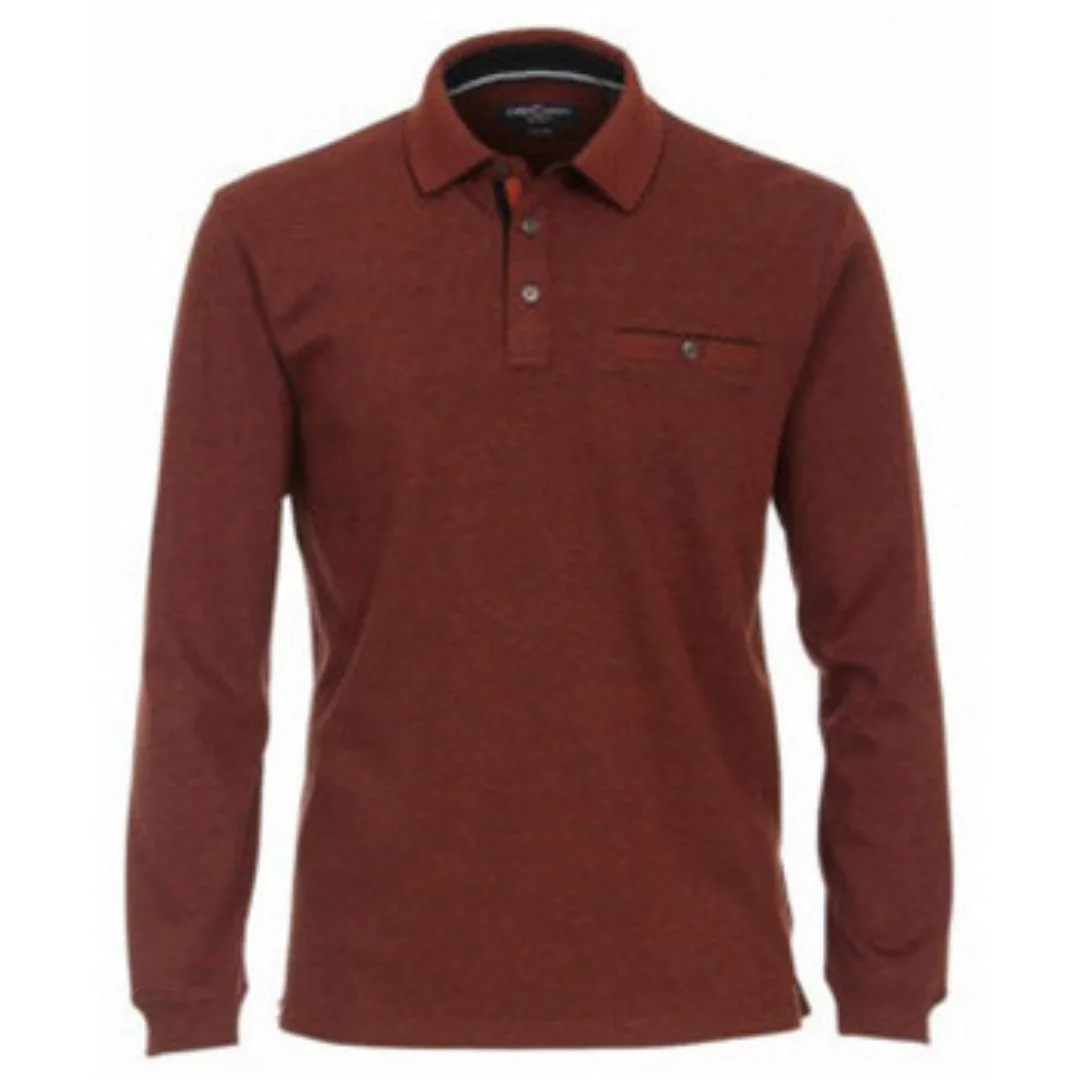 CASAMODA Langarm-Poloshirt "CASAMODA Polo-Shirt Langarm gestreift" günstig online kaufen