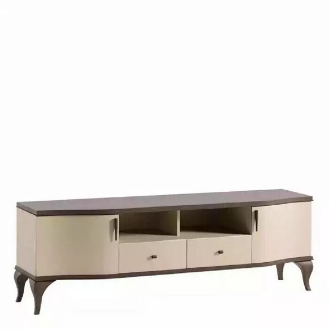 JVmoebel TV-Schrank Wohnzimmer TV-Schrank Holz Beige Modern Sideboard (1-St günstig online kaufen